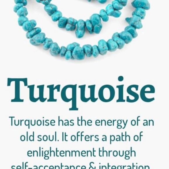 Turquoise oval big bohemian hoop earrings chunky - Picture 2 of 5